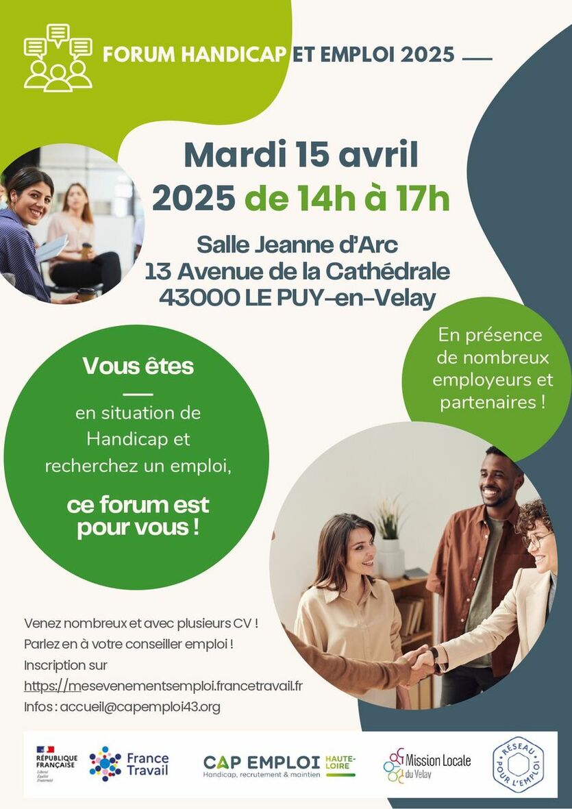 Forum handicap et emploi - Cap emploi 43